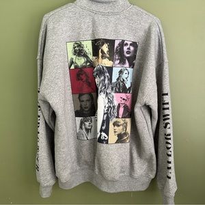 Taylor Swift The Eras Tour Quarter Zip - Size Medium